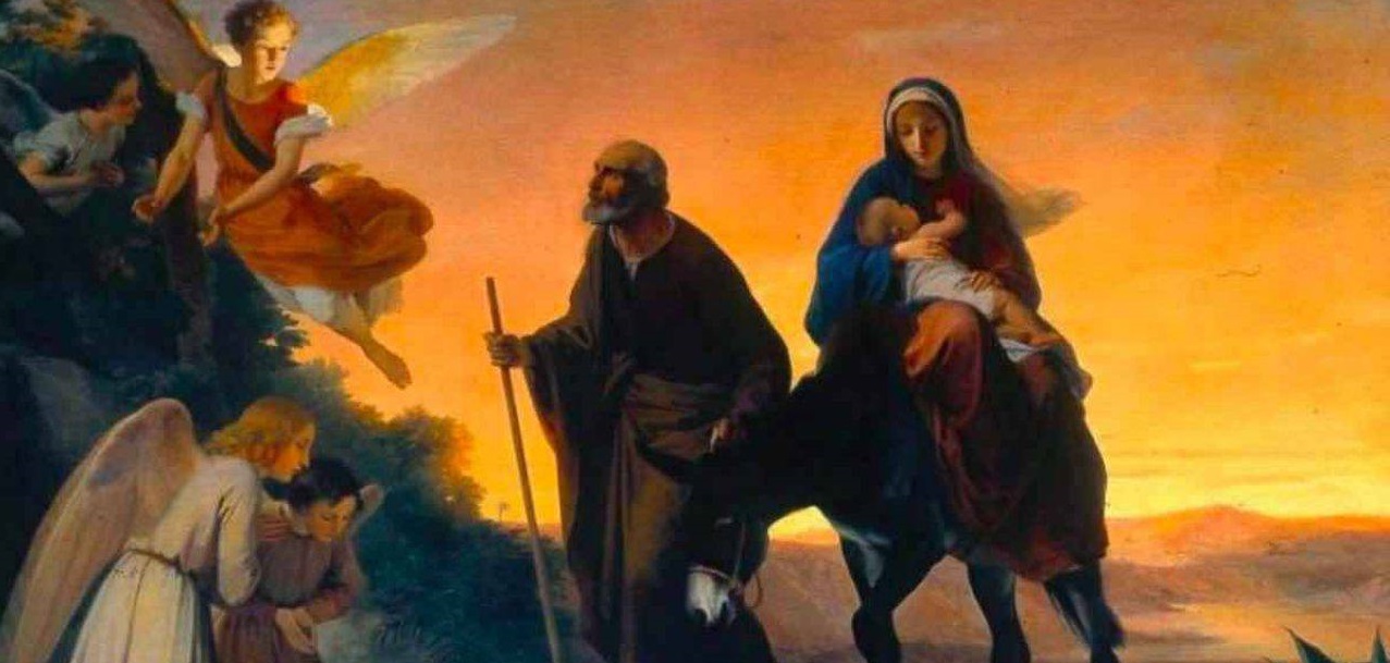 Vangelo Mt 2, 13-18: «Àlzati, prendi con te il bambino e sua madre, fuggi in Egitto e resta là finché non ti avvertirò».